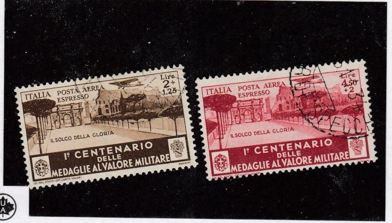 ITALY # CE8-CE9 VF-LIGHT USED TRIUMPHAL ARCH IN ROME CAT VALUE $80