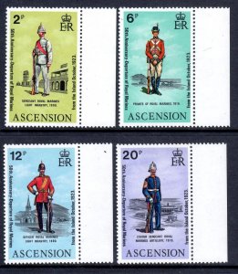 Ascension Island 1973 Royal Marines Complete Mint MNH Set SC 173-176