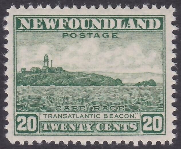 NEWFOUNDLAND 1941-44 20c Cape Race SG286 fresh MNH.........................A3964