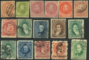Argentina Early Postage Latin America Stamp Collection Used Mint LH