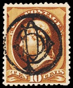 U.S. BANKNOTE CANCELS 209  Used (ID # 100726)