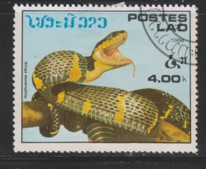 Laos 726 Snakes 1986