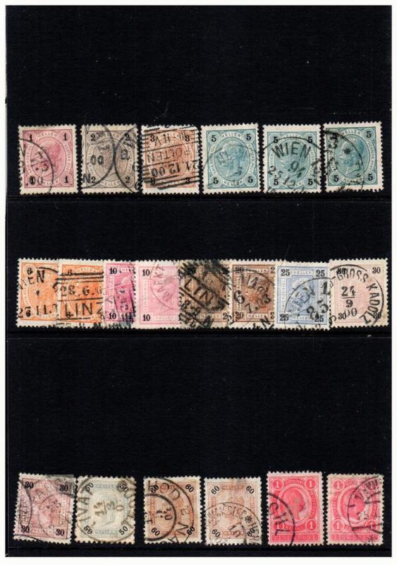 Austria 1899 Selection 20u fvf scv $16.90 BIN $4.99 Save 70%