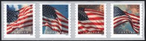 NEW ISSUE (Forever) Flags: APU 3K Coil Strip of Four (2024) SA