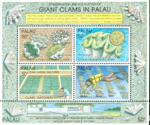 RMK13-0141 PALAU 294 MH SS MARINE LIFE  SCV $5.00 BIN $2.50