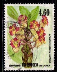 Sri Lanka #723 Orchids - Used