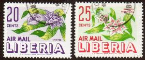 Liberia  Scott  C91-C92  CTO  Complete set