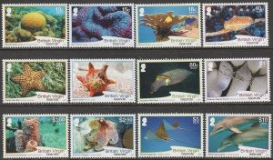 EDSROOM-17312 Virgin Islands 1172-1183 MNH 2017 Complete Marine Life CV$45.60