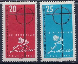Germany GDR Scott # 607 - 608 MH