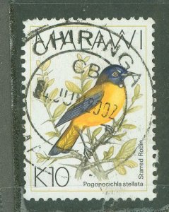 Malawi #533 Used Single (Bird)