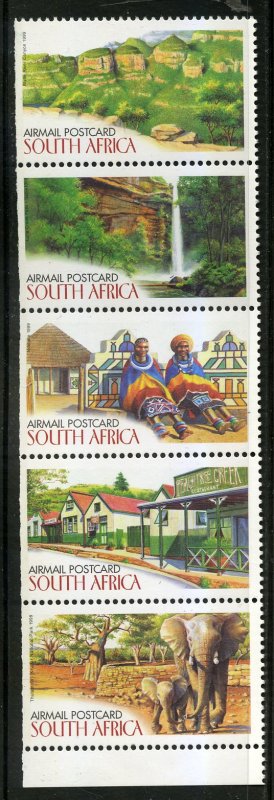 SOUTH AFRICA C31-5 MNH STRIP OF 5  BIN $1.75