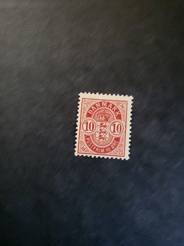 Stamps Denmark Scott #39 never hinged