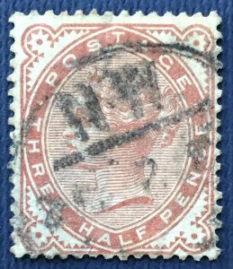 GB 1880 QV 1½d Used wmk W.49 SG#167 GB5303