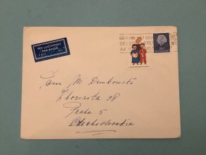 Netherland 1971 Air Mail to Czechoslovakia  Stamps Cover R41629