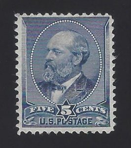 US #216 1888 Indigo Perf 12 Mint OG LH VF SCV $225