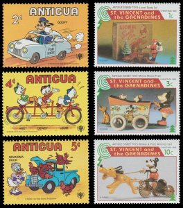 Disney. 6 Mint Stamp Packet. # H1