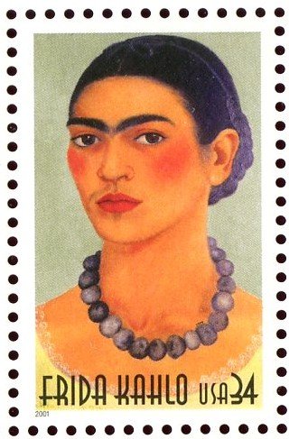 SCOTT #3509 FRIDA KAHLO PORTRAIT ARTIST (20) 34 CENT OG/MNH SHEET OF STAMPS