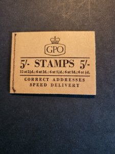 Stamps Great Britain Booklet H29 1957
