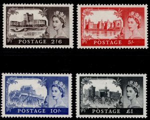 GB QEII SG536a-539a, COMPLETE SET DE LA RUE, NH MINT. Cat £600.