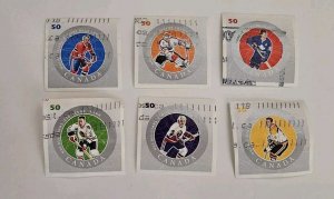 Canada 2005 NHL Allstars  - 6 #'s 2086 a-f . Used Complete Set.