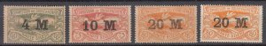 Upper Silesia - 1922 surcharged Dove stamp set Mi$ 41/43 - MH (7042)