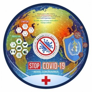 Maldives 2021 MNH Medical Stamps Fight Against Stop Corona 1v S/S