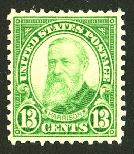 U.S. #694 MINT OG HR