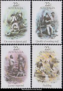 Australia Scott 780-783 Mint never hinged.