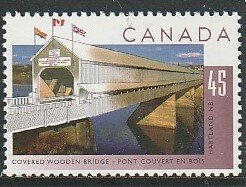 1995 Canada - Sc 1572 - MNH VF -1 single - Hartland covered Bridge, NB