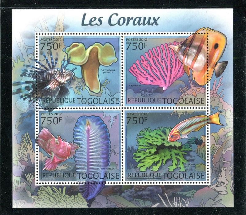 Togo, MNH, 2012. Marine Life. x29417