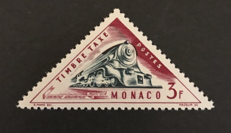 Monaco 1953-54 #J50, MH