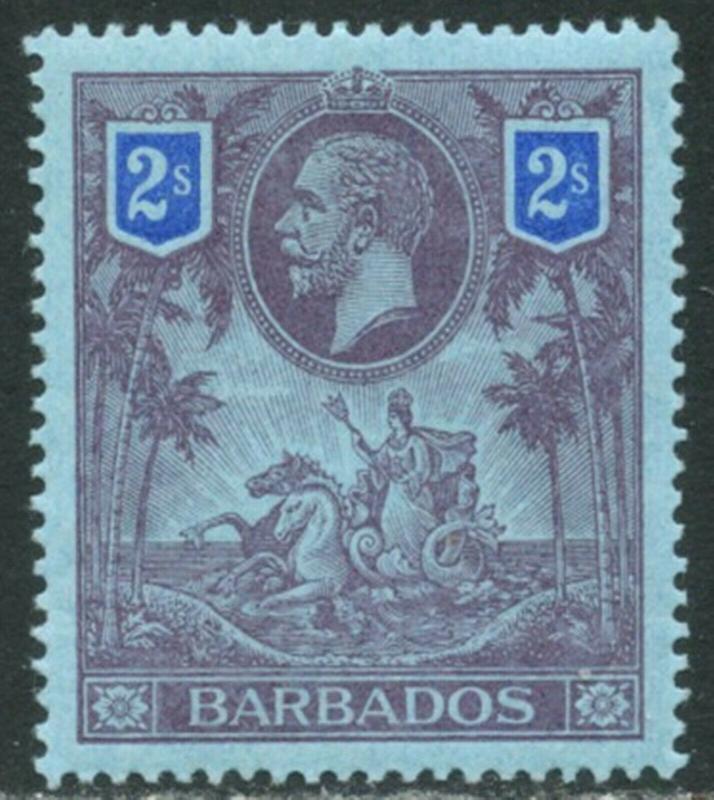 BARBADOS Sc#125 SG179 1912 2sh KGV High Value OG Mint LH