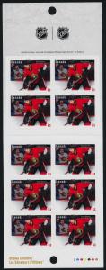 Canada 2673a booklet MNH NHL - Ottawa Senators, Hockey, Sports