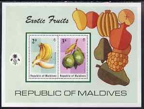 Maldive Islands 1975 Fruits perf m/sheet unmounted mint, ...