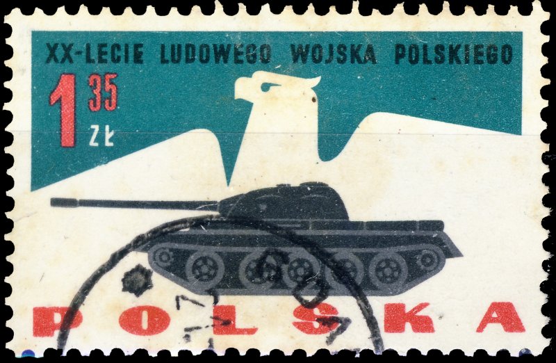 POLAND / POLEN - 1963 Mi.1429 1.35Zl 20yrs People's Army - VF Used (a)