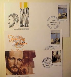 AUSTRALIA  FDC 1/2 FACE VALUE $ 20.00 3 DIFF