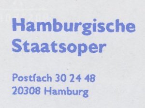 Meter cut Germany 2008 State Opera Hamburg