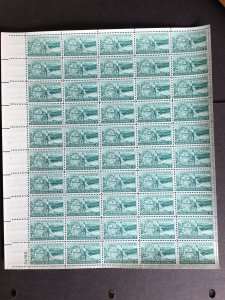 1953 sheet, Washington Territory Sc # 1019