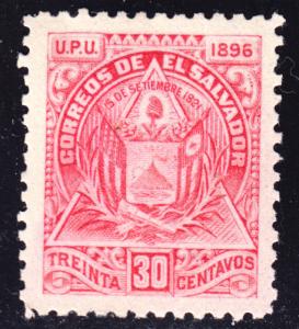 El Salvador Scott 170J  unwtmk  VF unused no gum.