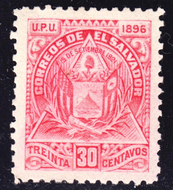 El Salvador Scott 170J  unwtmk  VF unused no gum.