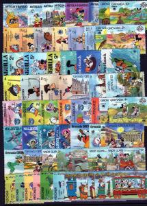 Disney 62 Different MNH!