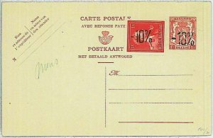 36790 - BELGIUM - POSTAL HISTORY - Printed Whole Item Card Double Card-