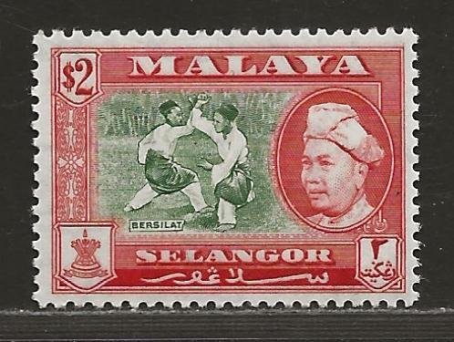 MALAYA - SELANGOR  SC# 111  FVF/MNH