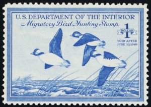 RW15, Mint VF NH $1 Duck Stamp * Stuart Katz