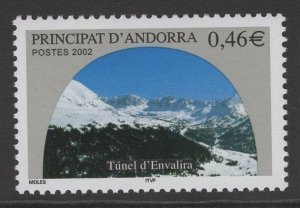 ANDORRA SGF622 2002 ENVALIRA ROAD TUNNEL MNH