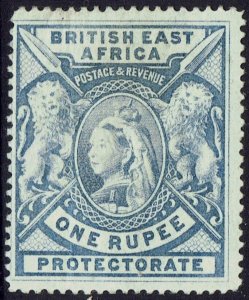 BRITISH EAST AFRICA 1897 QV LIONS 1R