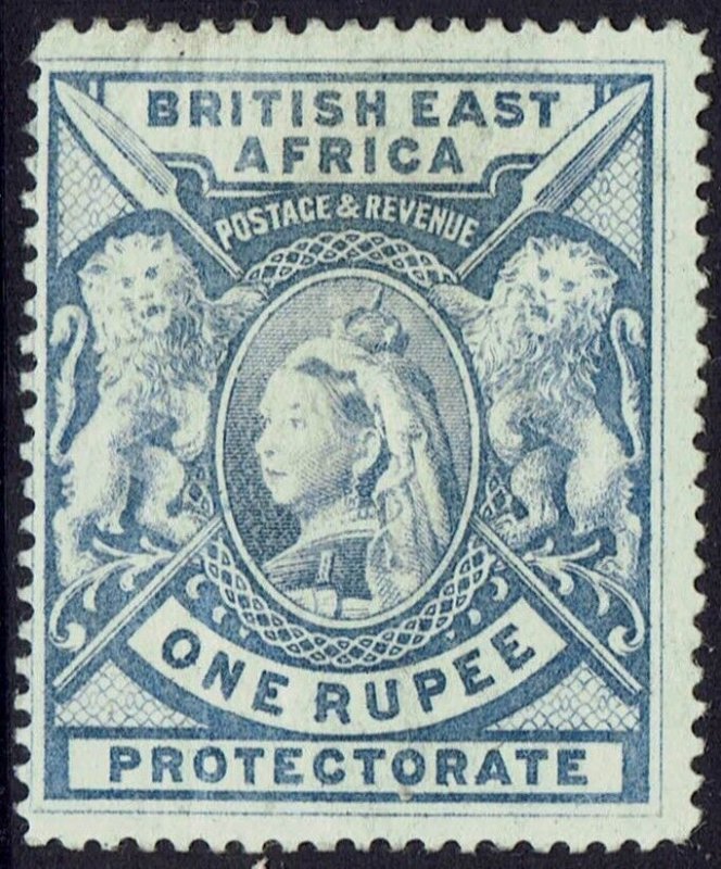 BRITISH EAST AFRICA 1897 QV LIONS 1R 