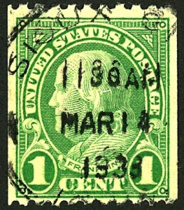 U.S. #604 USED