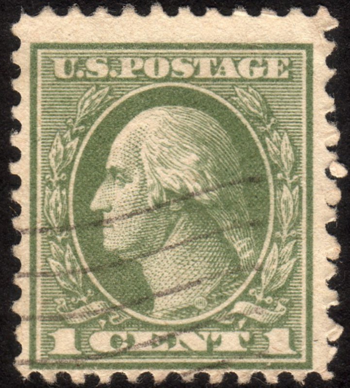 1918, US 1c, George Washington, Used, Sc 525