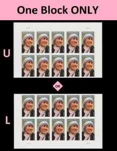 US 4475 Mother Teresa 44c plate block 10 MNH 2010